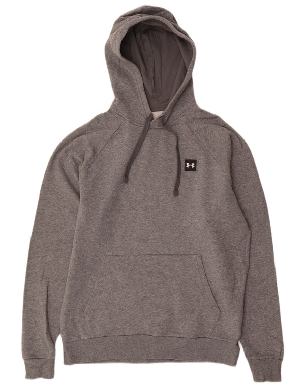 Under Armour Herre Cold Gear Hættetrøje Jumper Medium Grå Bomuld