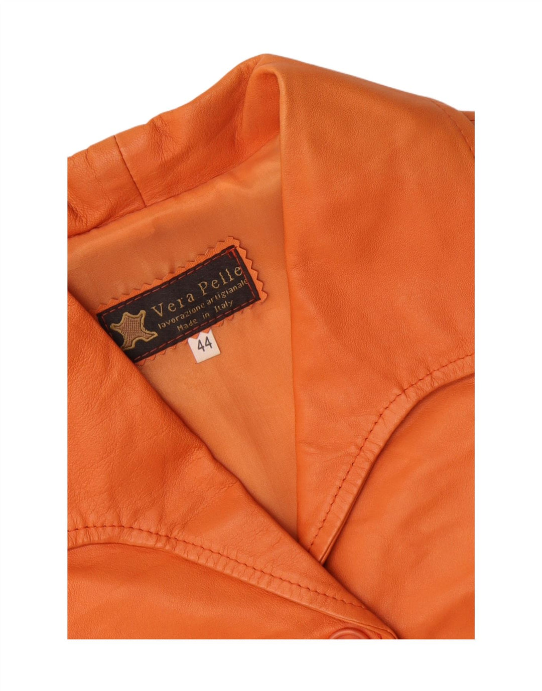 Lavorazione Artigianale Dame 3-knaps blazerjakke IT 44 Medium Orange