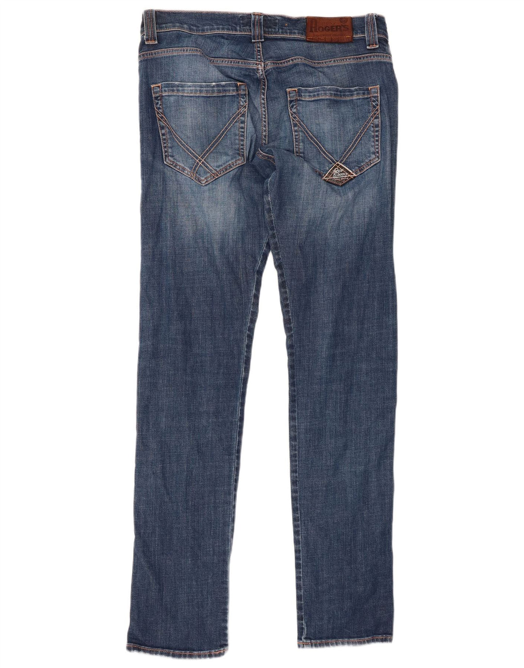 ROY ROGERS Slim Jeans til mænd W34 L34 Blå Bomuld