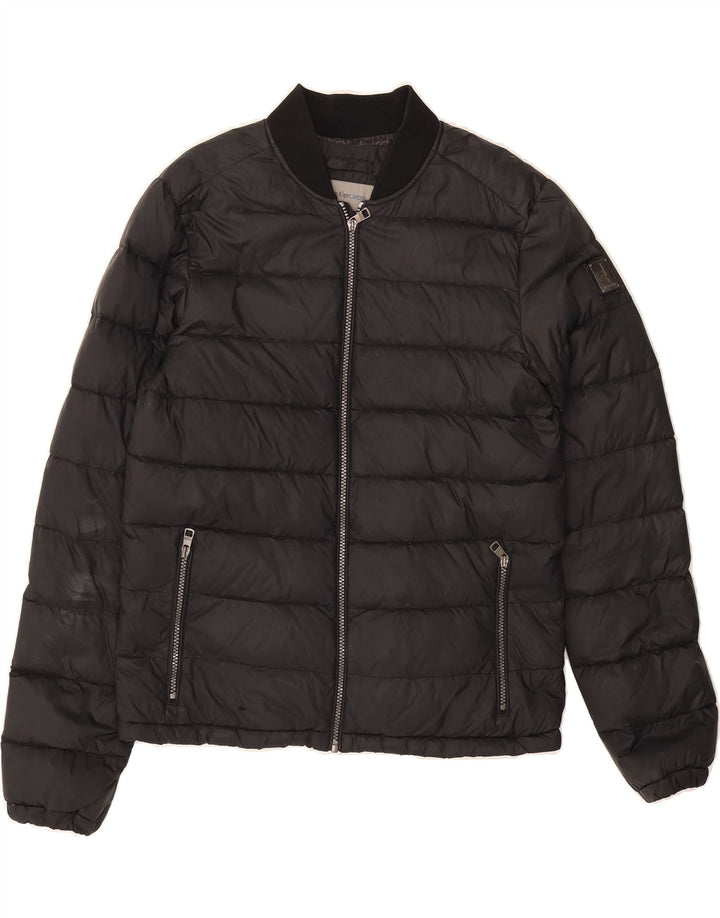 CALVIN KLEIN JEANS Mens Padded Jacket UK 36 Small Black Vintage Calvin Klein Jeans and Second-Hand Calvin Klein Jeans from Messina Hembry 