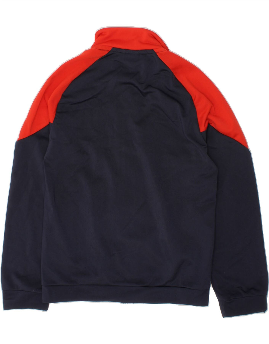 PUMA Boys Graphic Tracksuit Top Jacket 7-8 Years  Navy Blue Colourblock Vintage Puma and Second-Hand Puma from Messina Hembry 