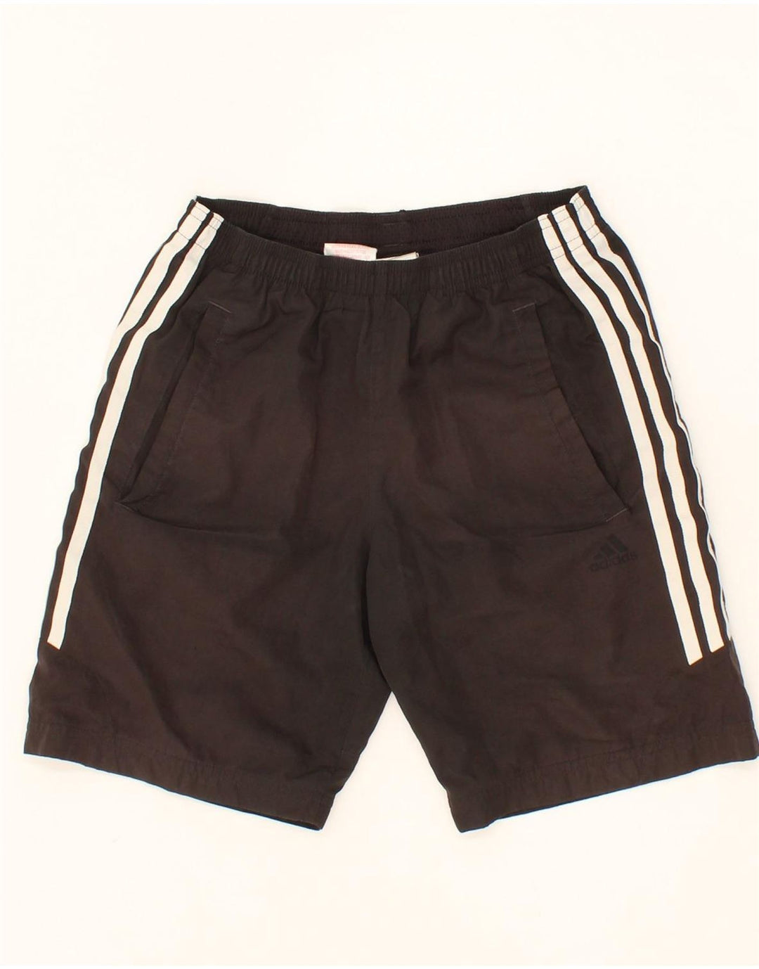 ADIDAS Boys Sport Shorts 9-10 Years  Black Polyester Vintage Adidas and Second-Hand Adidas from Messina Hembry 