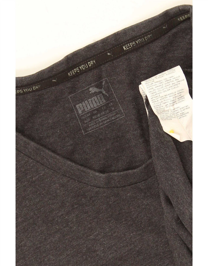 Puma Herre grafisk T-shirt top mellemgrå bomuld