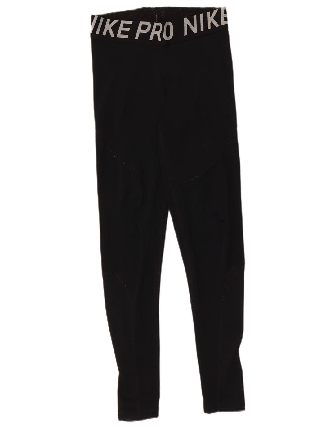 Nike Dame Dri Fit Grafiske Leggings UK 14 Medium Sort