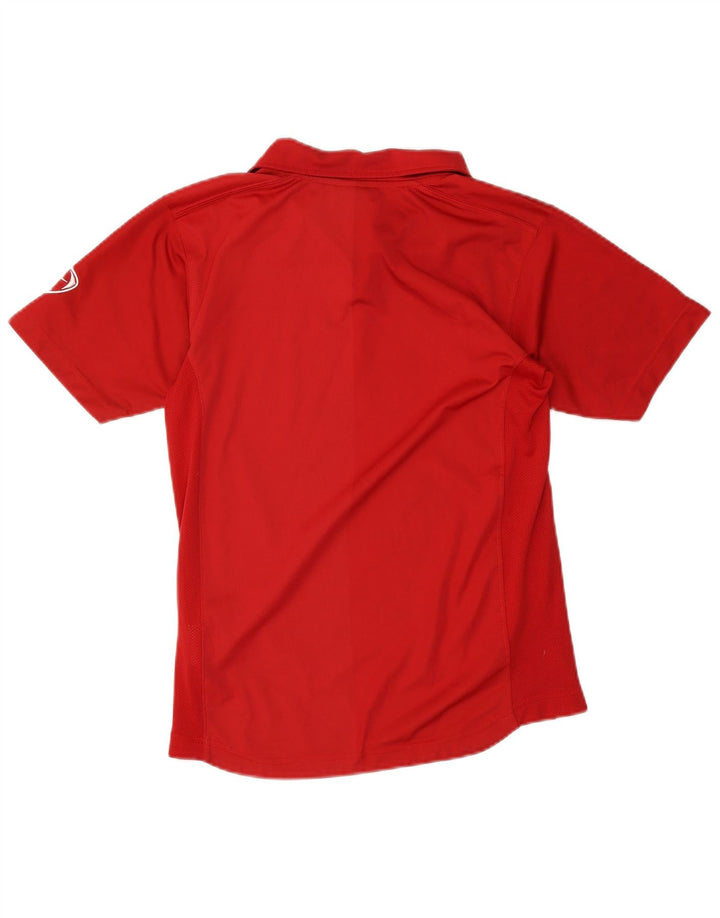 NIKE Boys Polo Shirt 10-11 Years Medium  Red Polyester Vintage Nike and Second-Hand Nike from Messina Hembry 