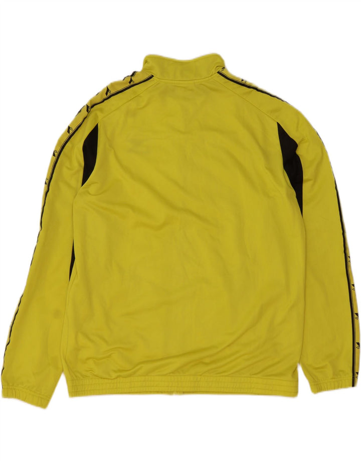 DIADORA Grafisk træningsdragt topjakke til mænd 3XL Gul Colourblock Polyester