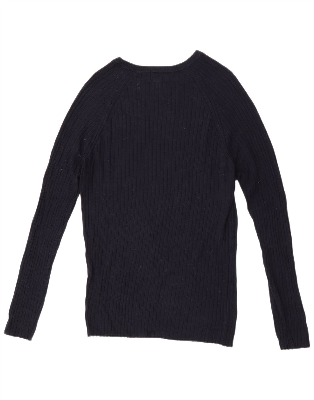 Zara Herre Boat Neck Jumper Sweater Small Navy Blue