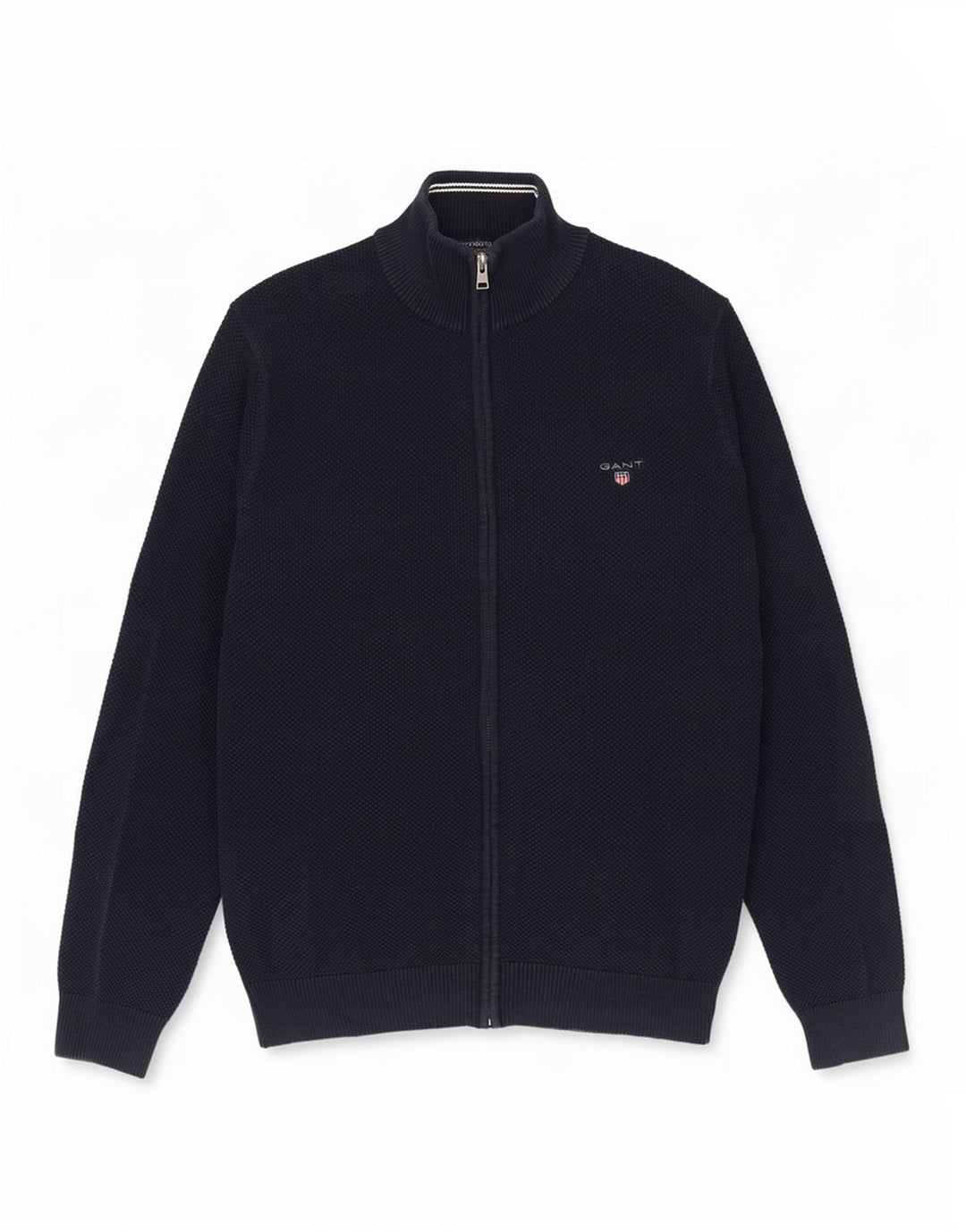 Gant herre cardigan sweater Stor marineblå bomuld