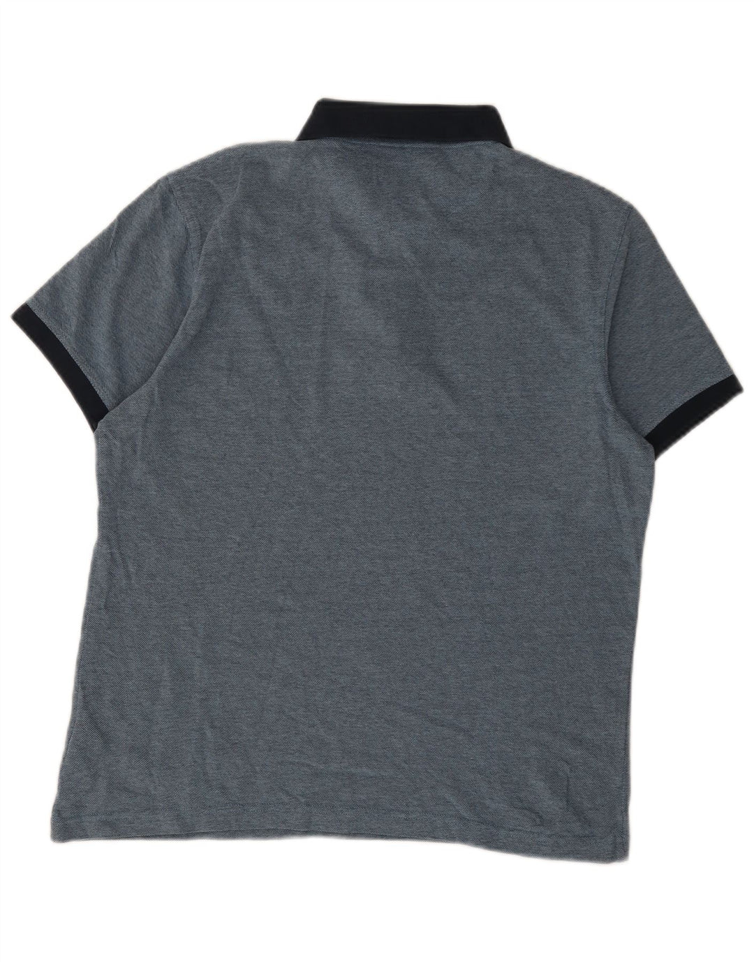Barbour Poloshirt til mænd Large Navy Blue Colourblock Bomuld