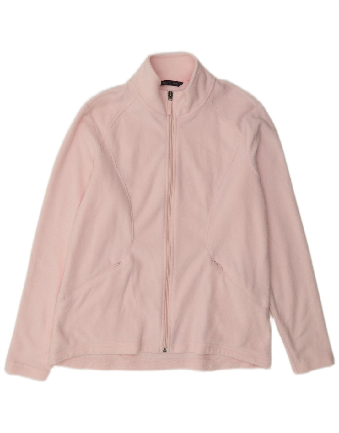 Marks & Spencer Fleecejakke til kvinder UK 14 Stor Pink Polyester