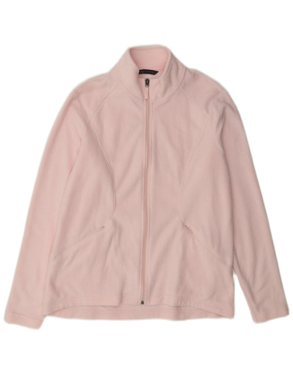 Marks & Spencer Fleecejakke til kvinder UK 14 Stor Pink Polyester