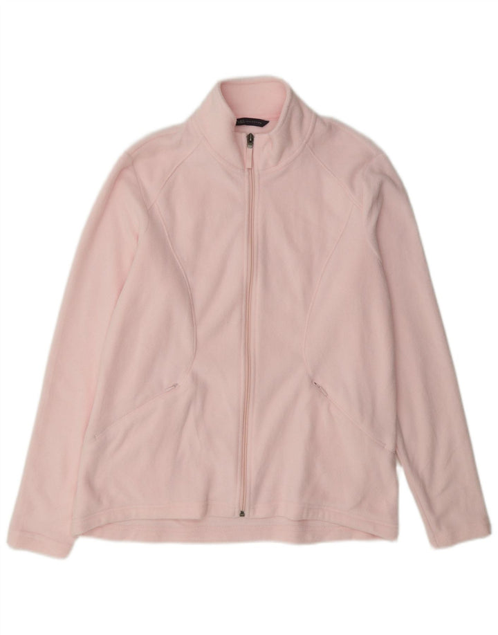 Marks & Spencer Fleecejakke til kvinder UK 14 Stor Pink Polyester