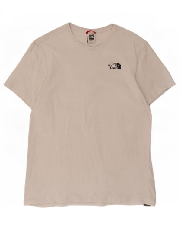 The North Face Herre grafisk T-shirt Top Medium Hvid Bomuld
