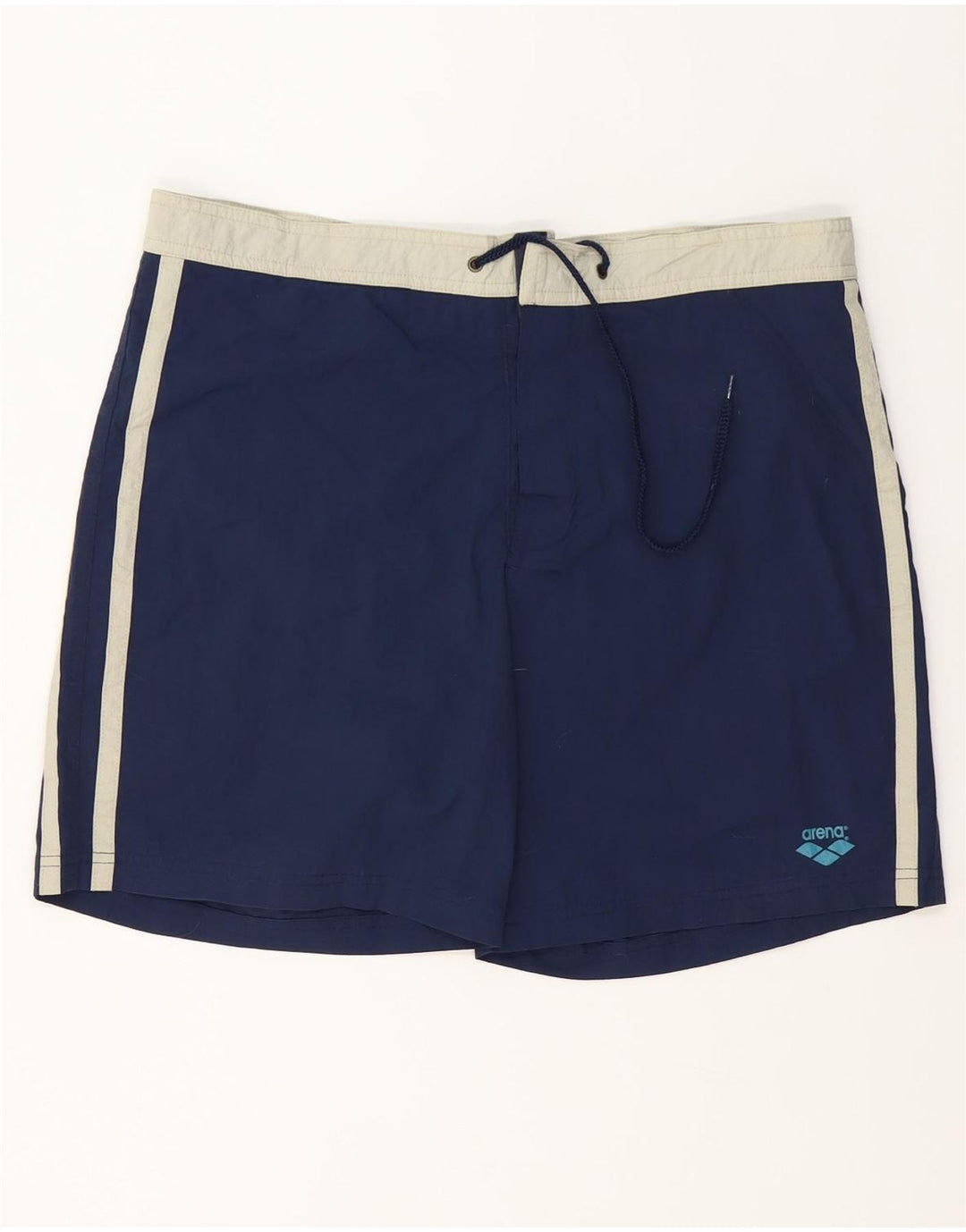 Arena Badeshorts til mænd Large Navy Blue Colourblock Polyester