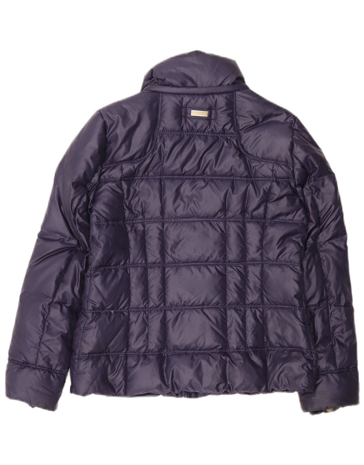 Henry Cottons polstret jakke til kvinder IT 44 Medium Navyblå polyamid