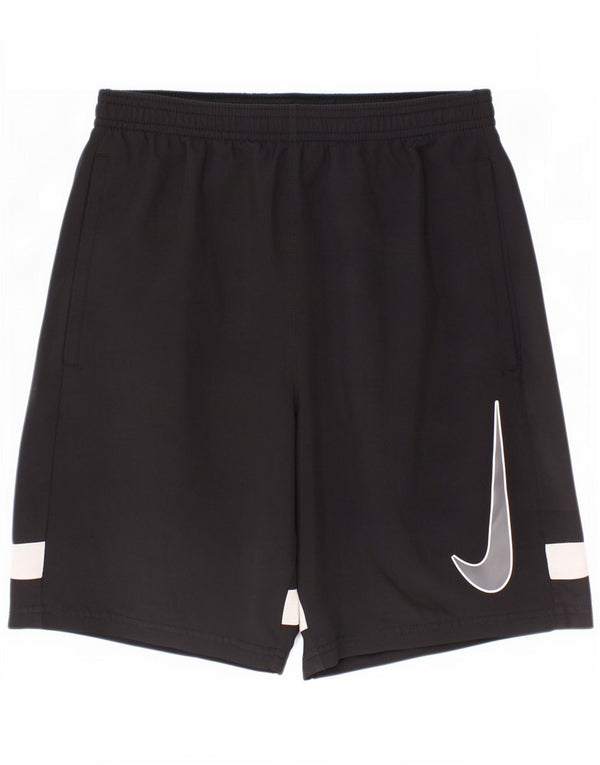 Nike drenge grafiske sportsshorts 12-13 år Stor sort farveblok
