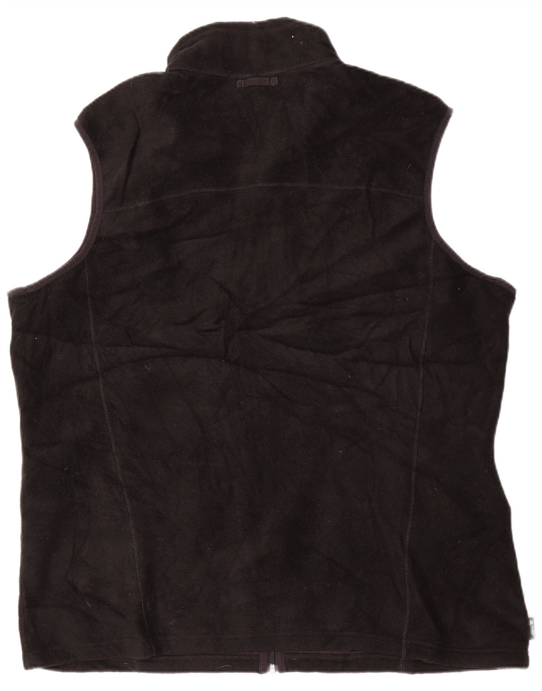 EDDIE BAUER Herre Høj Liner Fleece Gilet UK 42 XL Sort Polyester