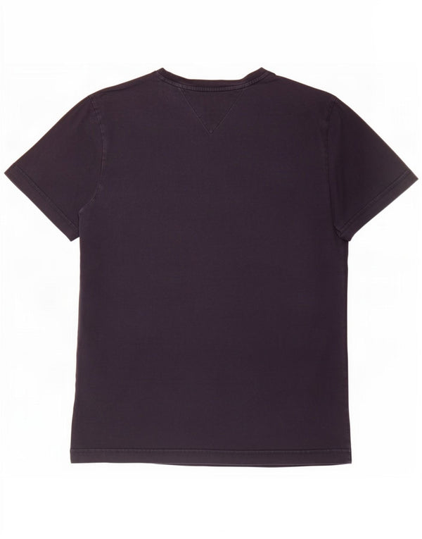 Tommy Hilfiger Mens Graphic T-Shirt Top Large Navy Blue Cotton