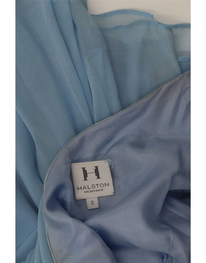 Vintage asymmetrisk nederdel til kvinder W30 Medium Blue