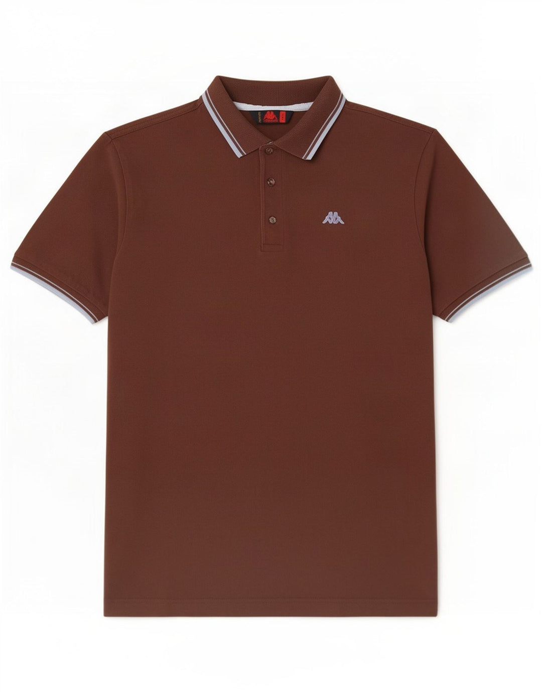 Kappa herre poloshirt Stor brun bomuld