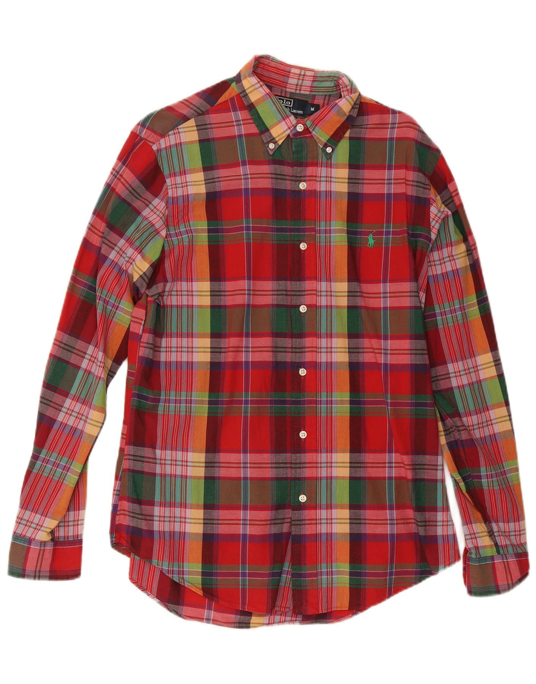 Polo Ralph Lauren Herre Custom Fit skjorte medium flerfarvet ternet bomuld