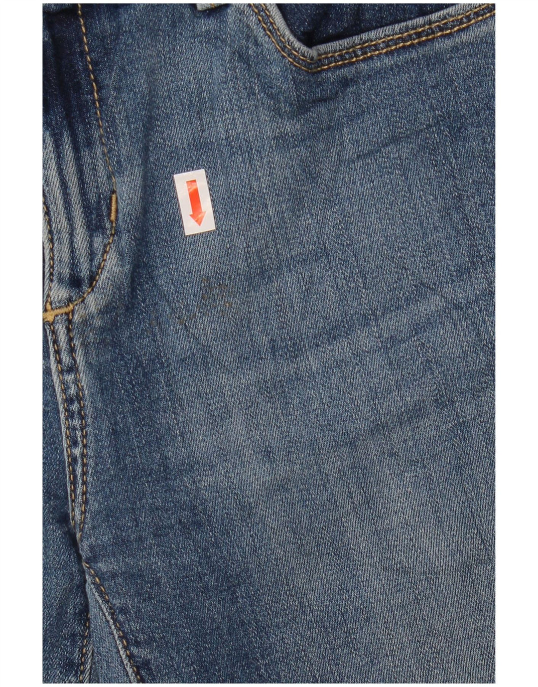 EDDIE BAUER Dame let kurvede lige jeans US 6 Medium W27 L30 Blå