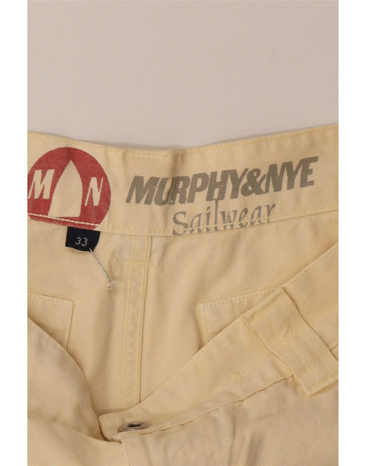 Murphy & Nye Herre Chino Shorts Medium W33 Beige Bomuld
