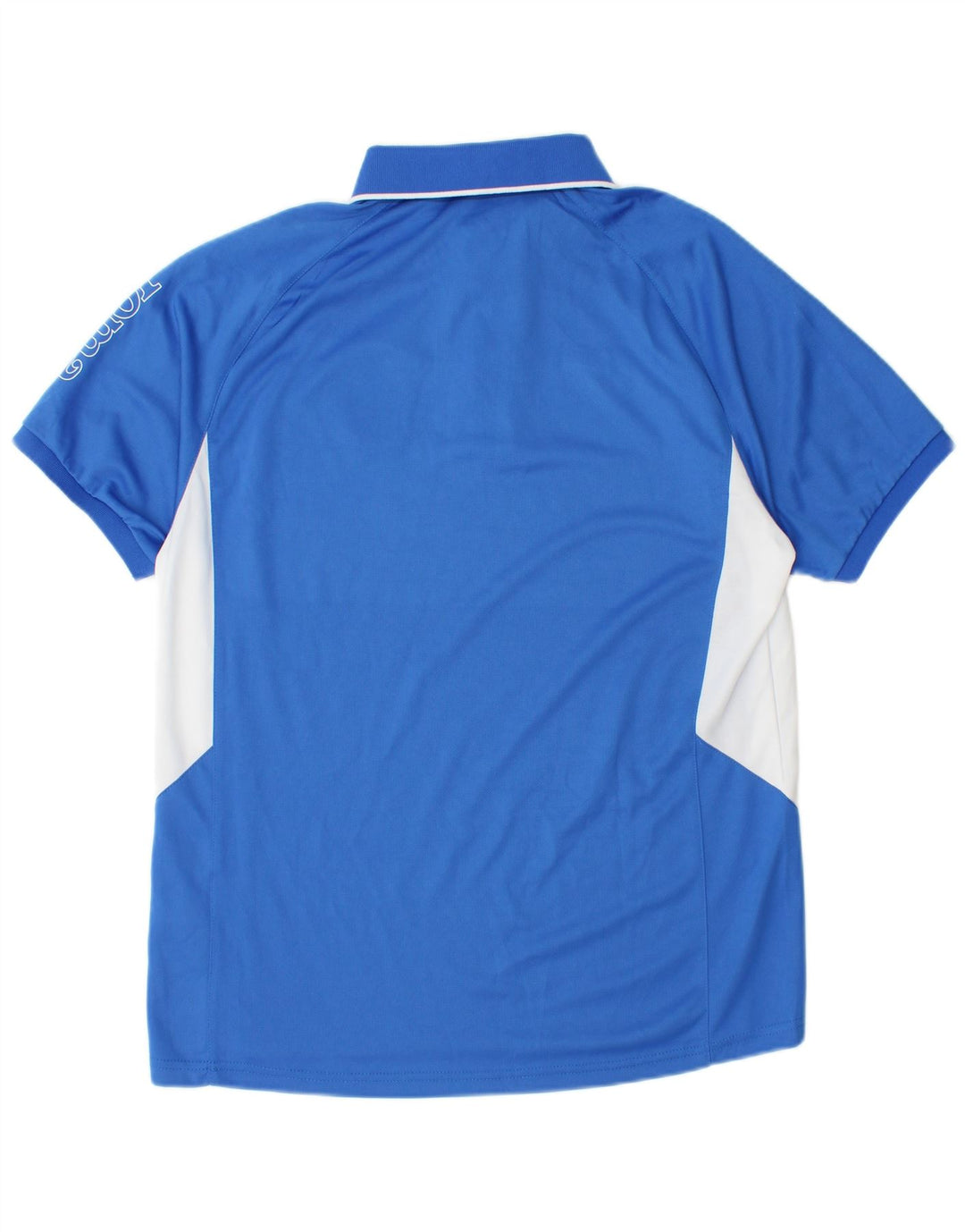 Joma Poloskjorte til mænd, stor blå farveblok polyester