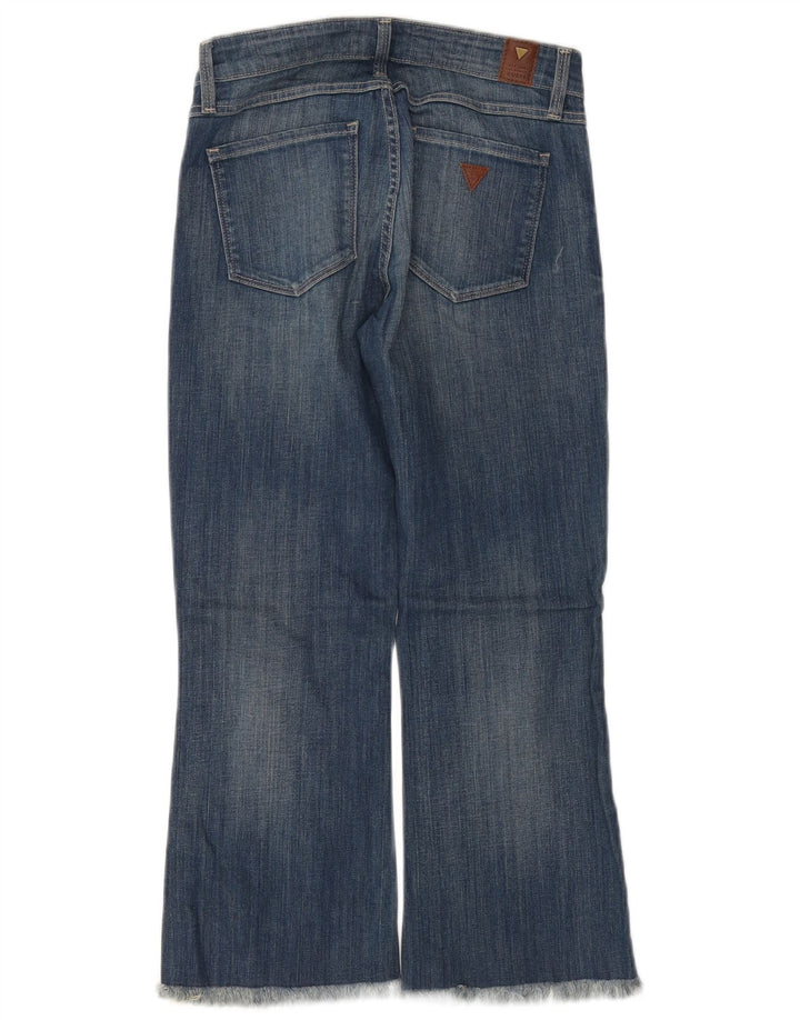Guess Womens Cropped Jeans W28 L24 Blue Cotton