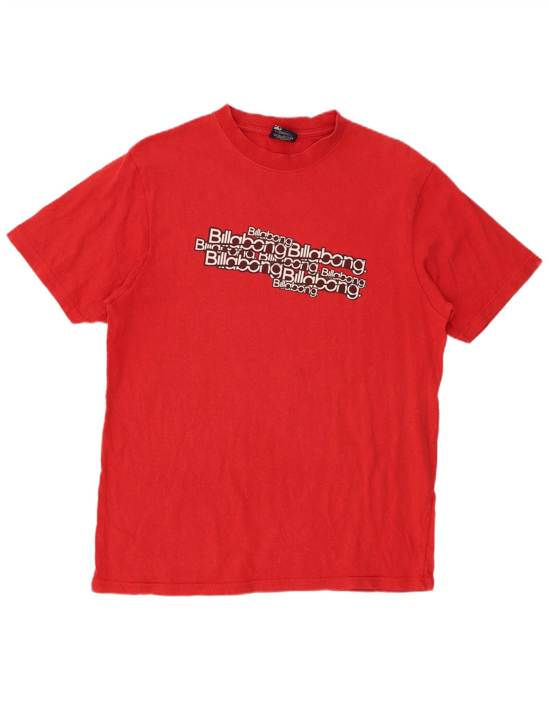 BILLABONG Herre grafisk T-shirt Top Medium Rød Bomuld
