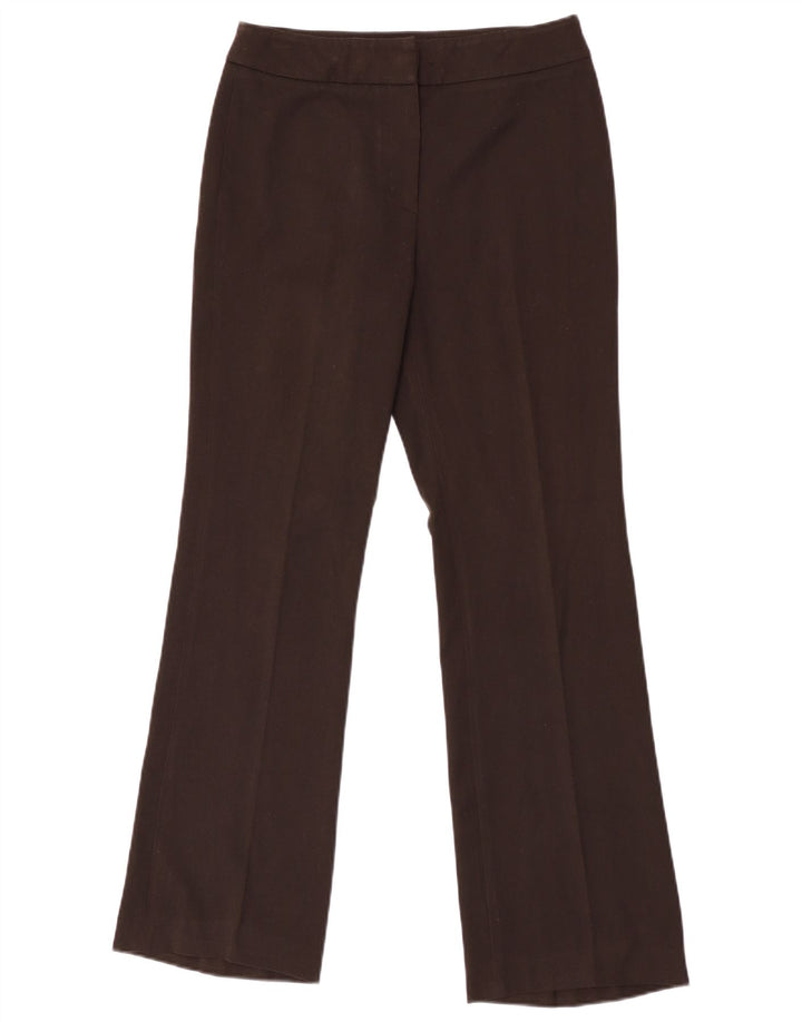 Max Mara Dame Weekend Bootcut Suit Bukser UK 8 Small W27 L30 Brun