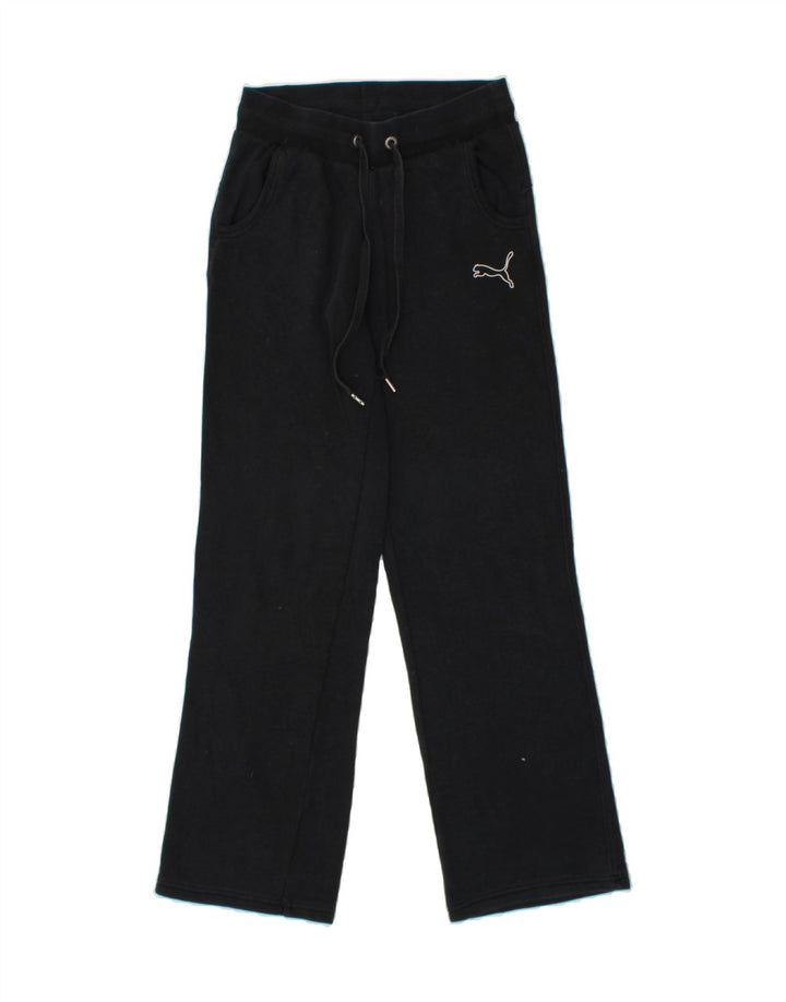 PUMA Womens Tracksuit Trousers UK 10 Small Black Cotton Vintage Puma and Second-Hand Puma from Messina Hembry 