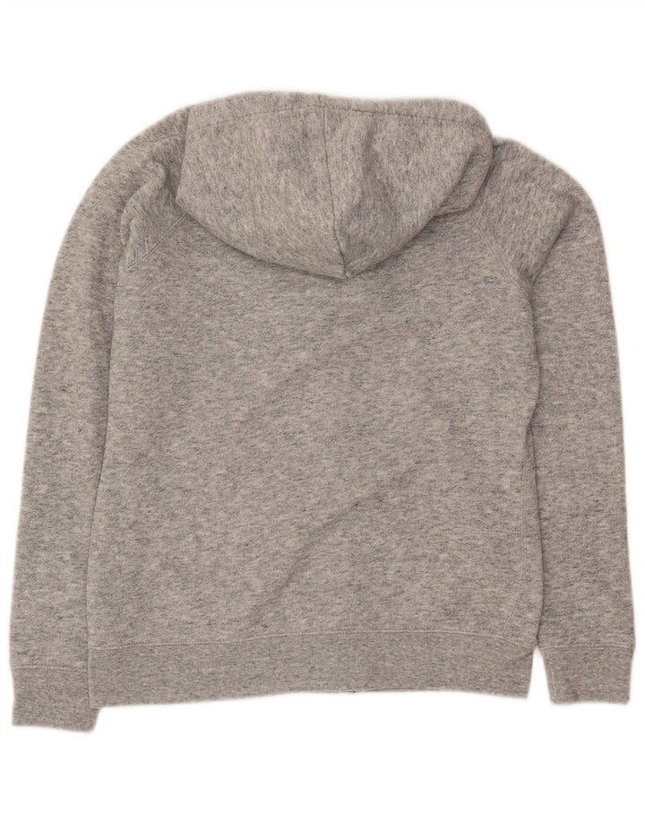 JACK WILLS Dame-hættetrøje med lynlås DK 14 Large Grå Flecked Polyester