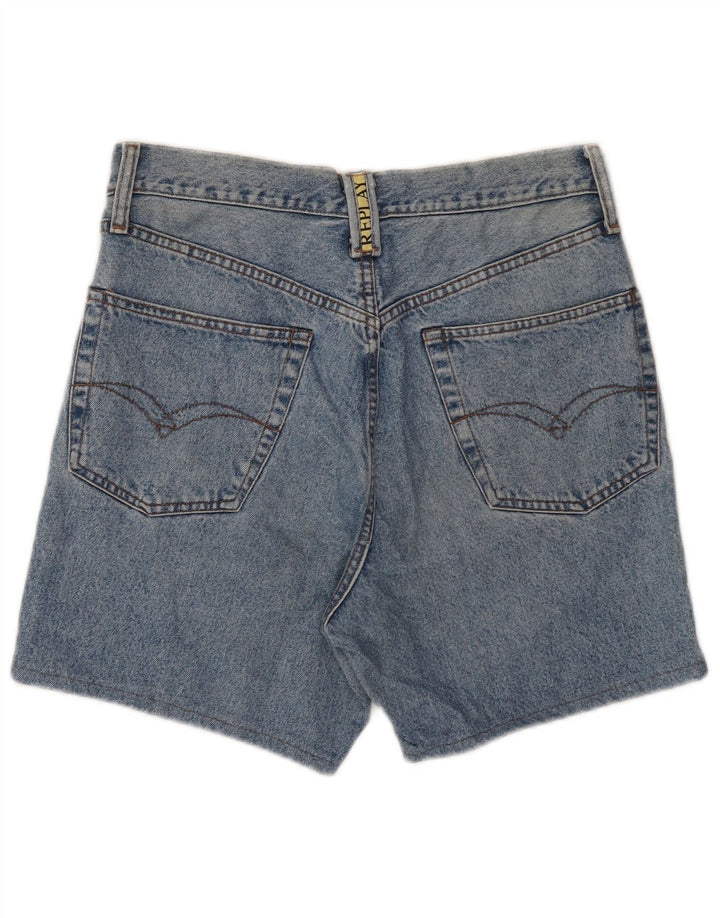 REPLAY Mens Denim Shorts W32 Medium Blue Cotton