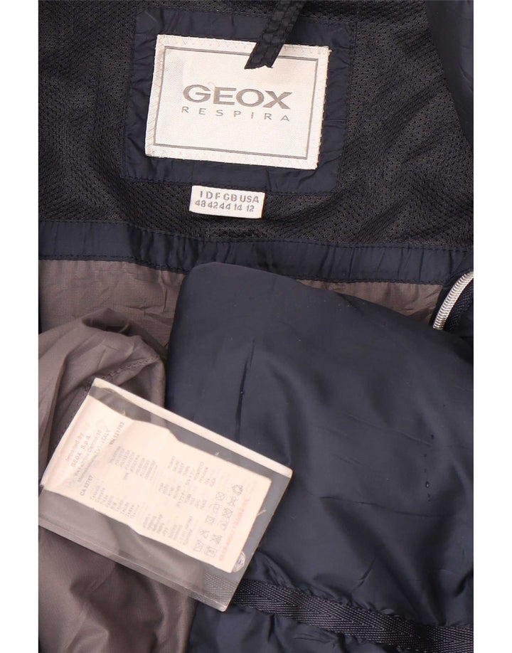 Geox polstret frakke til kvinder UK 14 Stor marineblå polyester