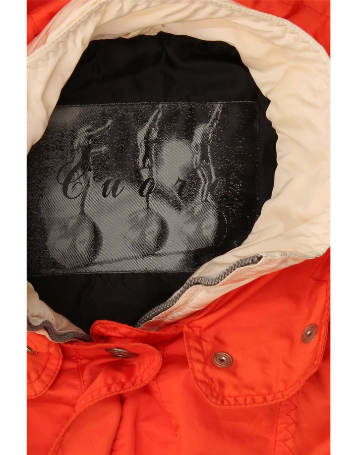 Cuore Dame Hooded Windbreaker Jacket UK 20 2XL Orange