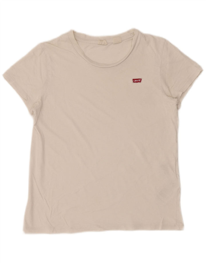 Levi's T-shirt top til kvinder DK 8 Lille hvid bomuld