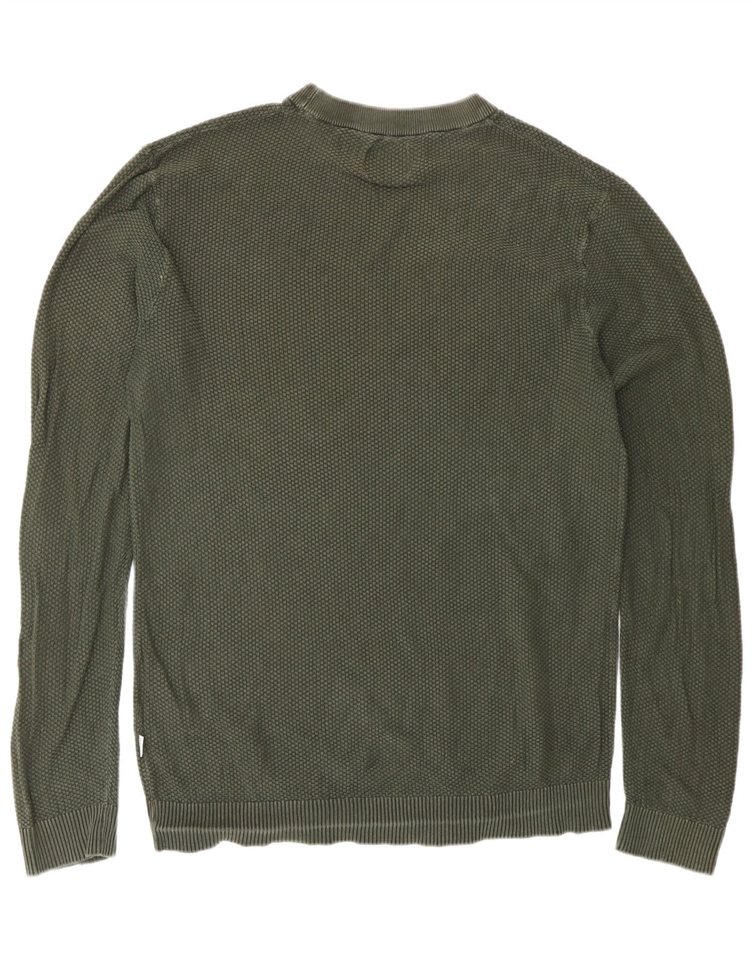 Jack & Jones Herre sweater med rund hals, stor grøn bomuld