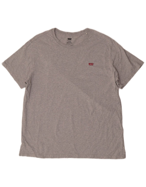 Levi's Herre Standard Fit T-Shirt Top XL Grå Bomuld