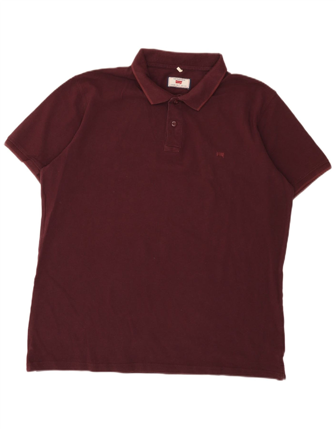 Carrera Herre Regular Polo Shirt 2XL Bourgogne bomuld