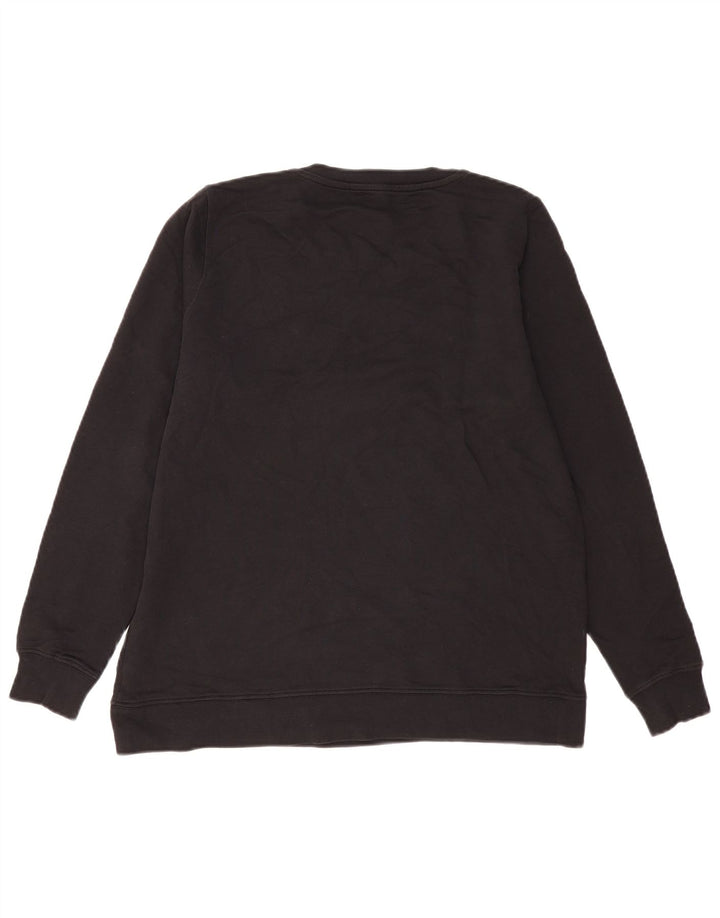 French Connection Herre Grafisk Sweatshirt Jumper Medium Sort Bomuld