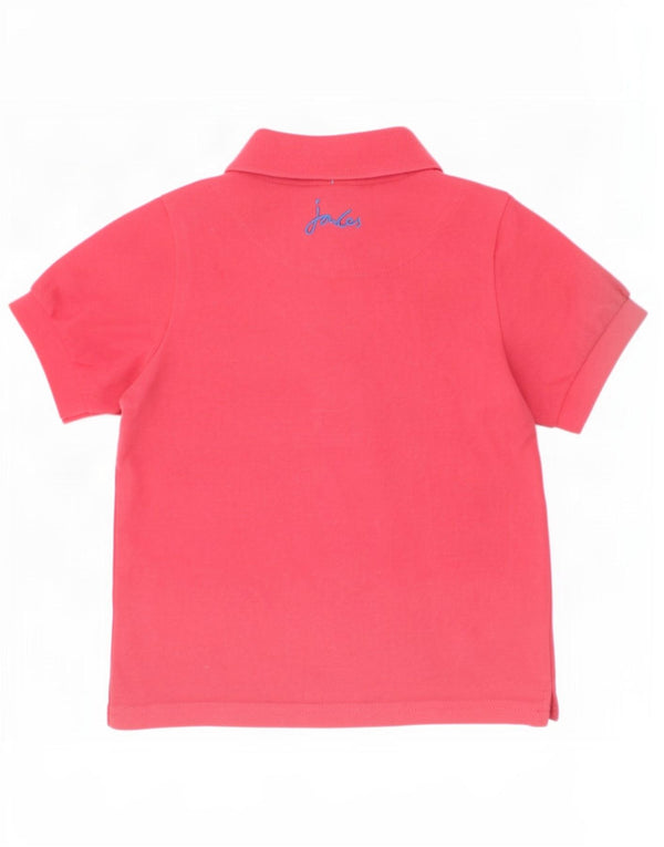 Joules Boys Polo Shirt 3-4 År Pink Bomuld
