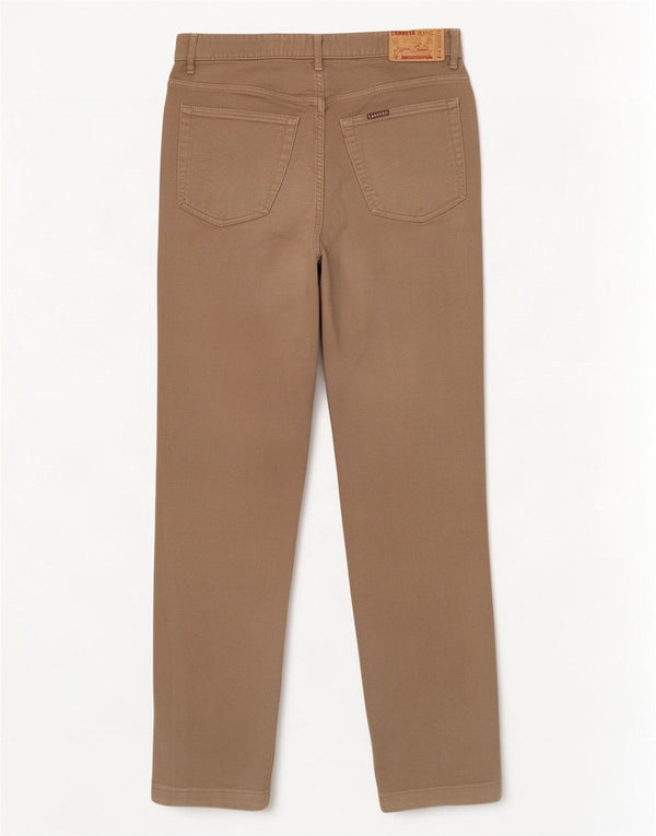 Carrera Straight Casual Bukser til mænd W33 L29 Beige Bomuld