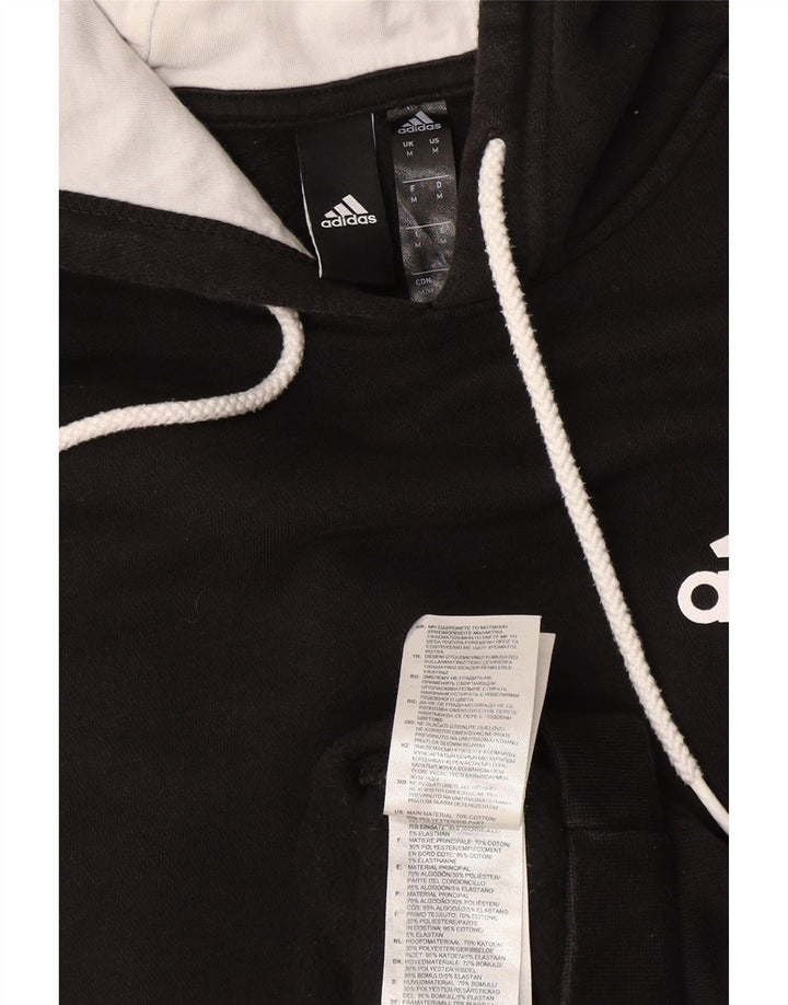 Adidas Herre hættetrøje Jumper Medium Sort Bomuld
