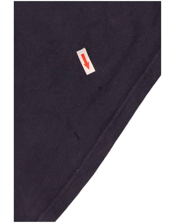 WEIRD FISH Herre grafisk T-shirt top 3XL marineblå bomuld