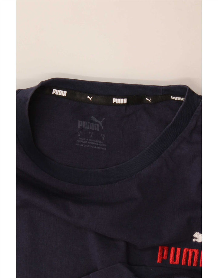 Puma herre T-shirt top lille marineblå