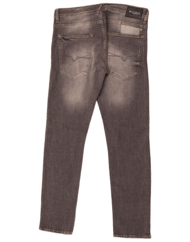 Guess Slim Jeans til mænd W33 L32 Grå bomuld