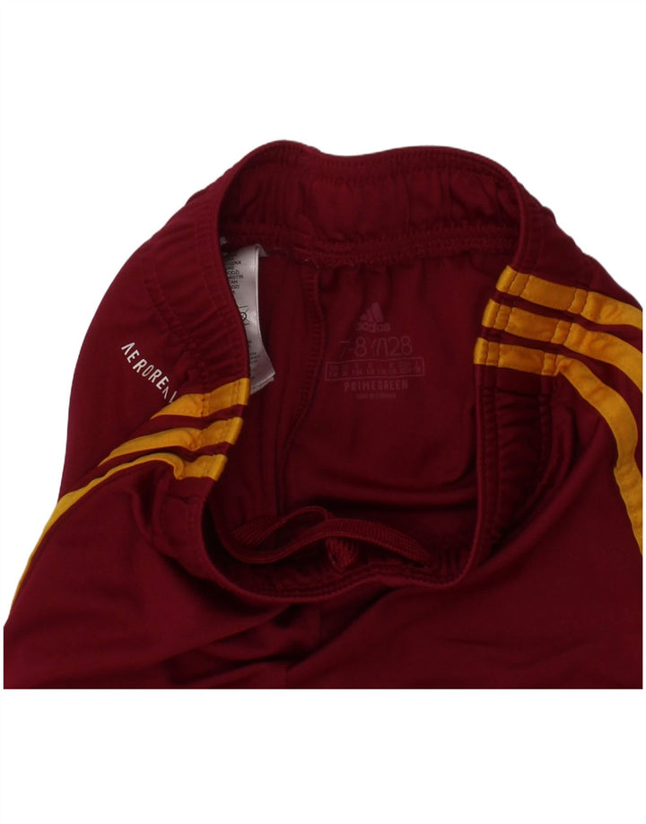 ADIDAS Aeroready Sportsshorts til drenge 7-8 år Burgundy Polyester
