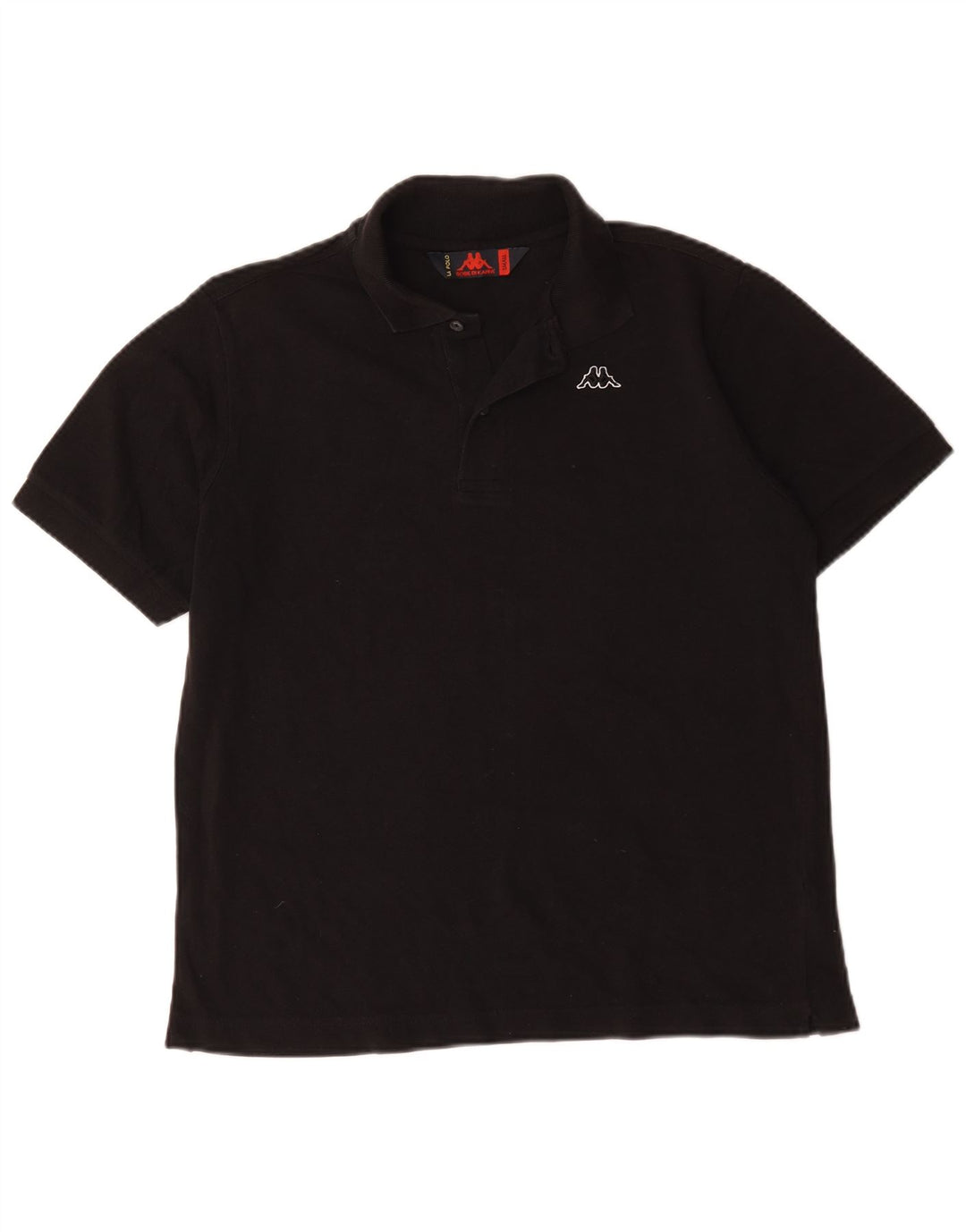 Kappa herre polo shirt lille sort bomuld