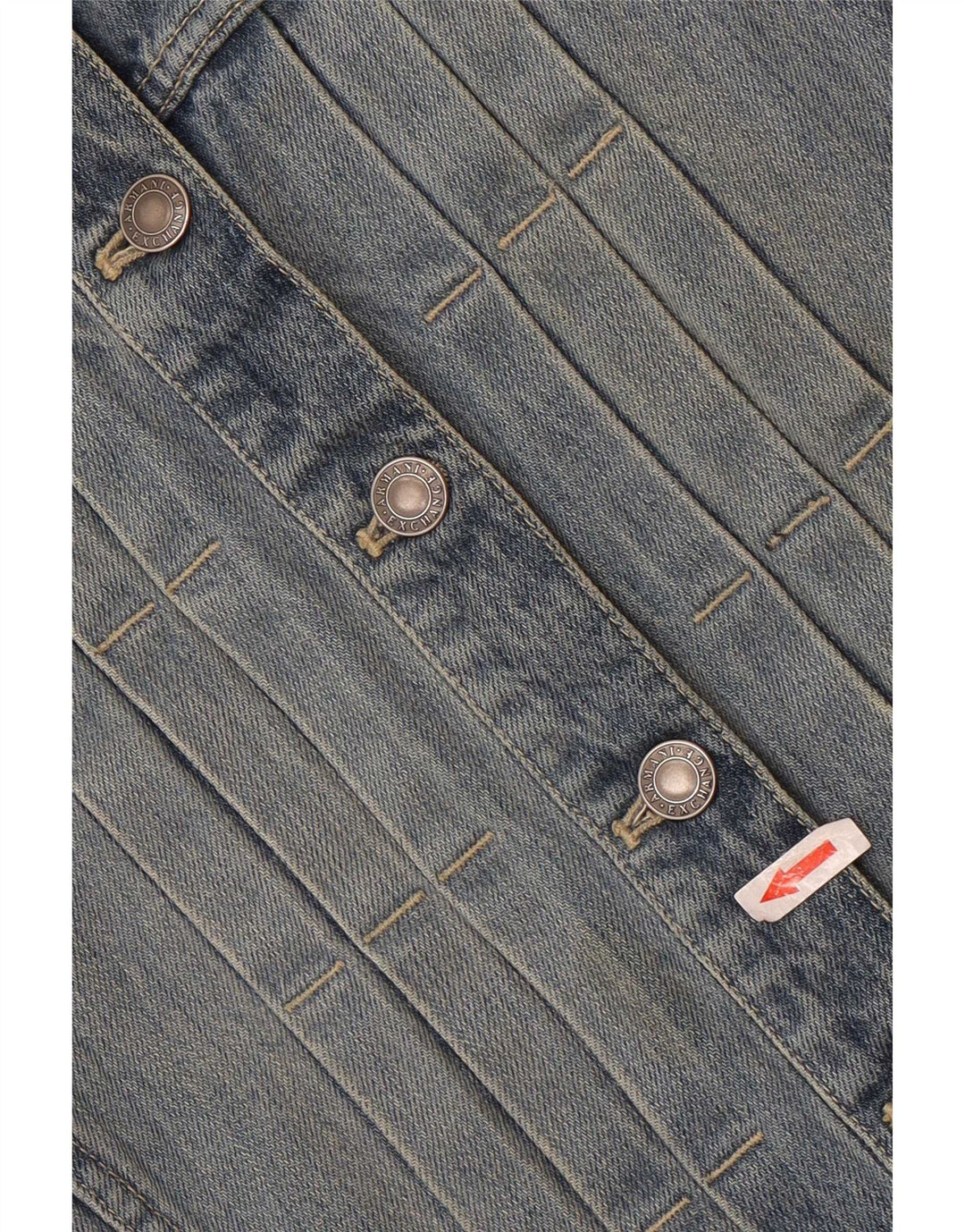 Armani Dame denimjakke UK 12 Medium Blue Bomuld